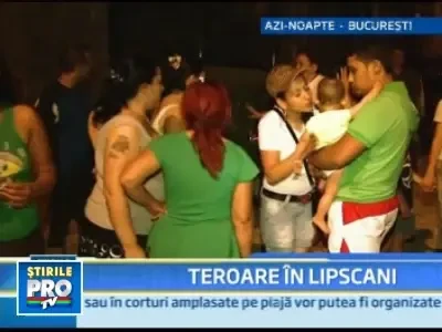 30 de indivizi au tinut sub teroare o strada intreaga din Bucuresti!