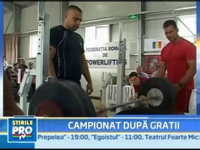 Campionat de power-lifting intre detinutii inchisorilor din Aiud