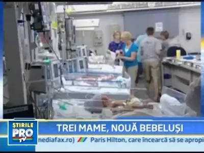 3X3! trei mame au nascut tripleti in Texas in 24 de ore, la acelasi spital!