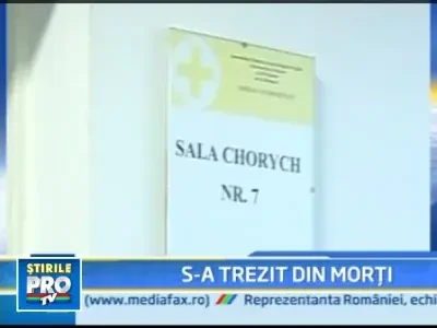 S-a trezit la morga, dupa ce a fost declarata moarta!