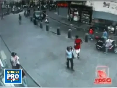 Vezi ultimele clipe din viata romanului omorat la Napoli