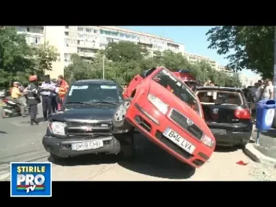 Cascadorie nedorita pe patru roti! VEZI VIDEO