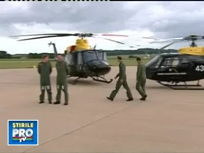 Printii William si Harry, colegi la o scoala de aviatie militara