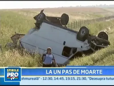 A intrat in depasire fara sa semnalizeze! Urmarea: cinci raniti