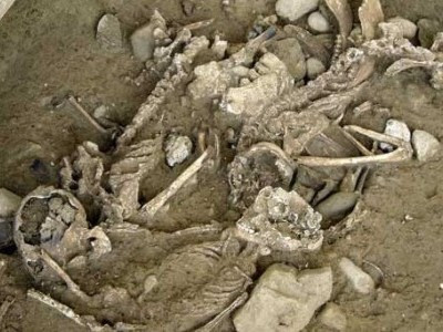 Primii europeni obisnuiau sa macelareasca si sa manance creierele copiilor