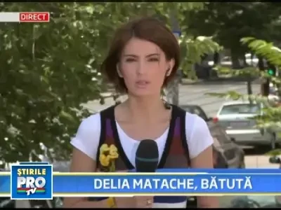 Delia Matache si iubitul ei, batuti mar in parcarea unui club!