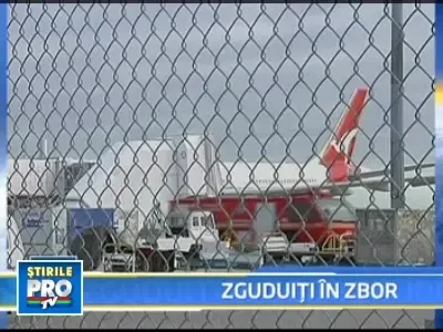 Sapte pasageri raniti in timp ce un avion traversa o zona cu turbulente