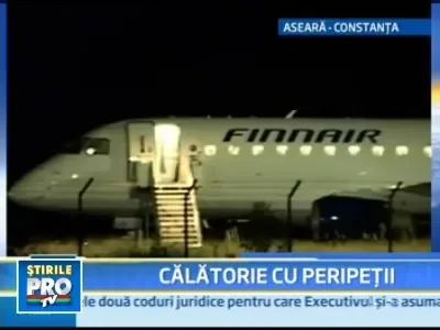 Probleme pe aeroportul Otopeni din cauza ploii torentiale!