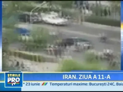 Iranul fierbe! Haos pe strazile din Teheran!