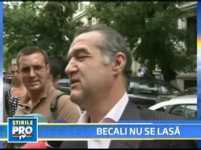 Gigi Becali, din nou in fata judecatorilor! Vrea sa mearga la Strasbourg!
