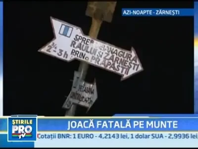 O tanara a murit noaptea trecuta in masivul Piatra Craiului