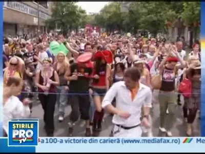 500.000 de oameni au venit la parada gay de la Berlin!
