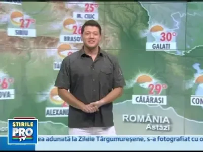 Ploile continua sa ude Romania in urmatoarele trei zile!