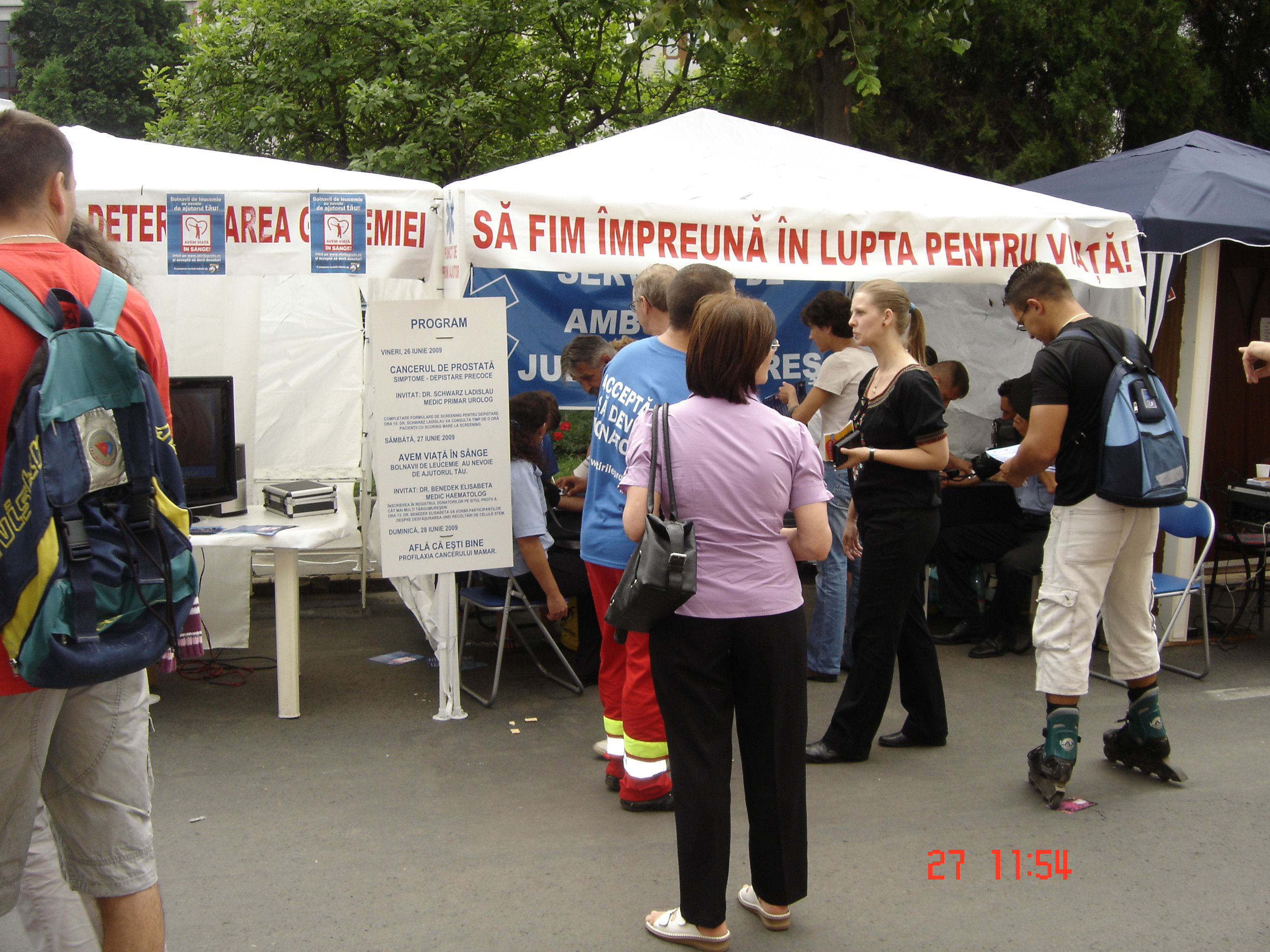 Avem viata in sange: 1500 de oameni din Targu Mures s-au alaturat campaniei