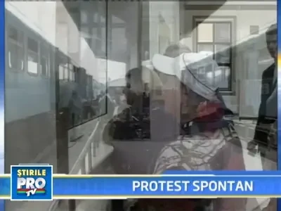 Haos pe calea ferata! Impiegatii au protestat si n-au dat verde trenurilor