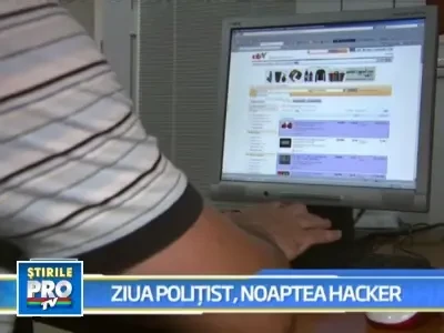 Noaptea hacker, ziua justitiar! Viata dubla a unui politist bucurestean