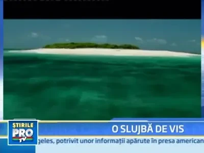 Castigatorul celui mai bun job din lume munceste "din greu"!