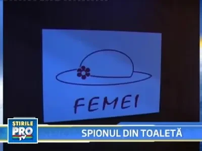 "Spion" demascat! Instalase in toaleta femeilor o camera in miniatura