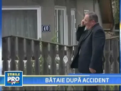 Accident rutier, batai si focuri de arma in orasul Zarnesti!