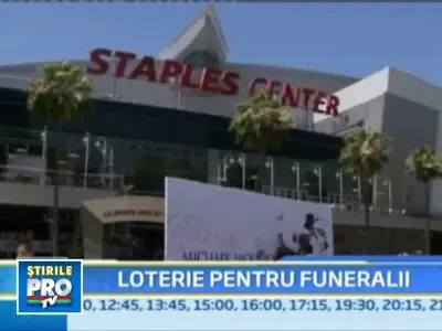 Loterie macabra: 17.500 de fani vor lua parte la funeraliile lui Michael