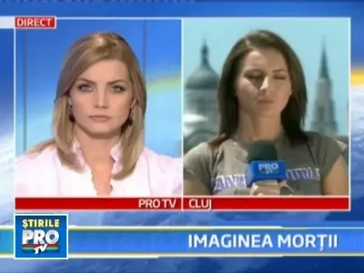 Moartea fetitei strivite de panoul publicitar, surprinsa de camerele video