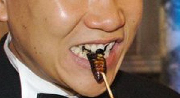 A mancat gandacul din farfuria clientului ca sa nu primeasca amenda!