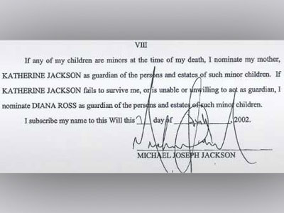 Testamentul lui Michael a fost semnat pe 7.07.2002, acum exact 7 ani!