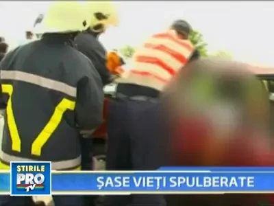 Accident cu SASE MORTI, provocat de un tanar de 18 ani!