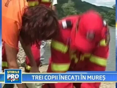 Trei copii s-au inecat in raul Mures, in judetul Arad