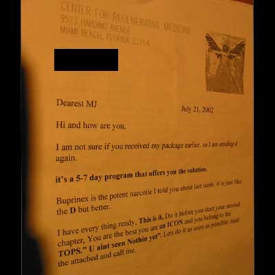 Corespondenta lui Michael Jackson cu medicii care ii prescriau narcotice!