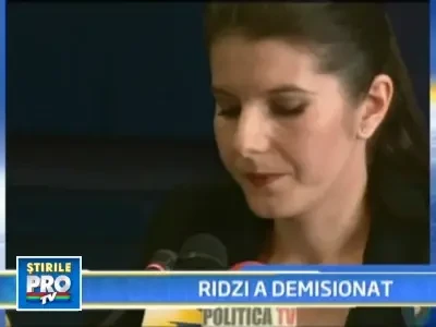 VIDEO: Monica Iacob Ridzi si-a dat demisia!