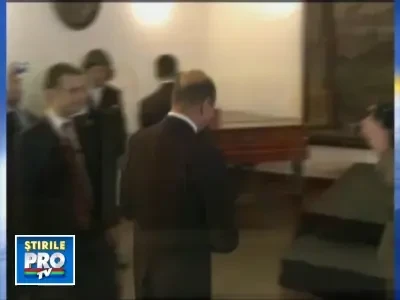 Basescu la Praga - glume la nivel inalt si discutii despre fotbal