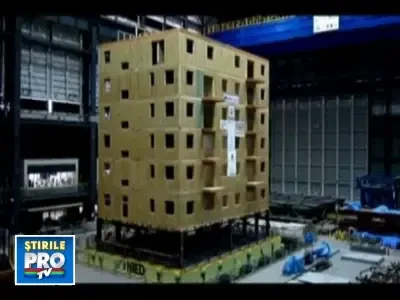 Simulare reusita: cladirea care a rezistat unui cutremur de 7,5 grade!