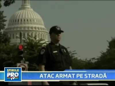 Atac armat in centrul capitalei americane! Atacatorul, impuscat mortal