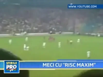 Steaua - Ujpest 2-0! Incidente pe teren si in tribune!
