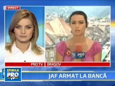 Tentativa de jaf armat la o banca din Brasov!