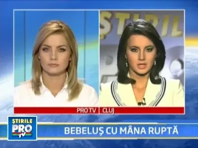 O fetita de 2 luni a ajuns la spital, batuta crunt de tatal ei