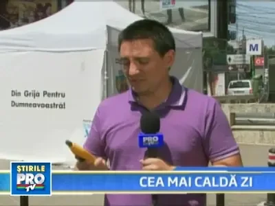 Romania se coace la foc mic! Astazi este cea mai fierbinte zi din acest an!