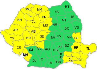 Tara extremelor! Avem cod galben de canicula si de vijelii!