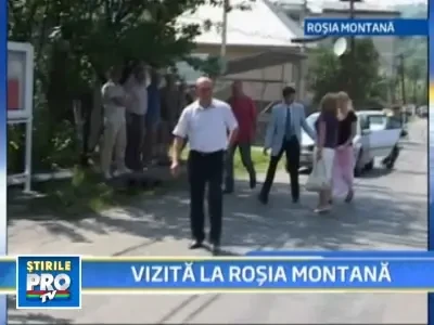 Basescu la Rosia Montana: Trebuie sa impacam istoria cu economia!