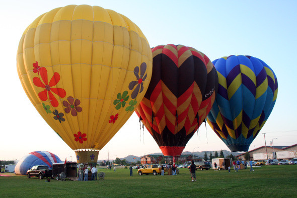 Parada baloanelor colorate la Campul Cetatii, in Mures!
