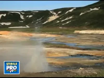Un gheizer a erupt in Rusia! Primul, in ultimii 50 de ani!