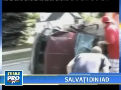Imagini incredibile surprinse in SUA, dupa un accident rutier