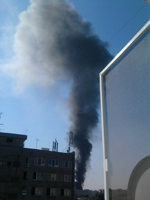 Incendiu in Capitala! Un restaurant din Piata Gorjului a ars complet!