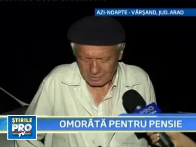 Crima oribila in Arad! O batrana a fost gasita cu gatul taiat!