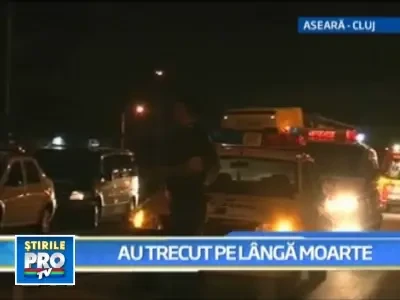 Au scapat cu viata dupa ce au provocat doua accidente din cauza neatentiei!