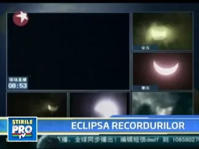 Cea mai lunga eclipsa de soare a secolului! GALERIE FOTO