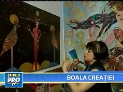Obsedata de pictura, dupa ce a fost diagnostica cu o boala pe creier!