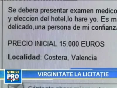 Si-a scos virginitatea la vanzare ca sa-si ajute mama grav bolnava!