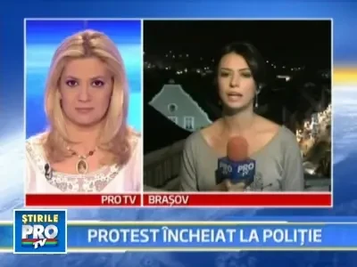 Protestatarul recidivist din Brasov, in arestul politiei!